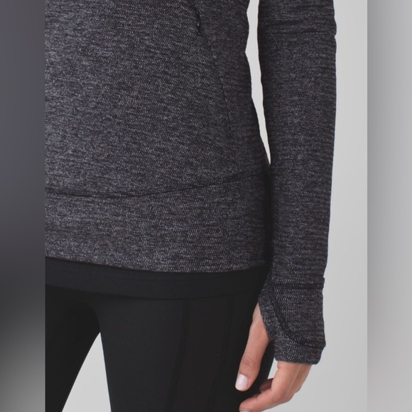 Lululemon Think Fast Pullover Quarter Zip Yoga Running Rulu Jacket - Picture 7 of 11